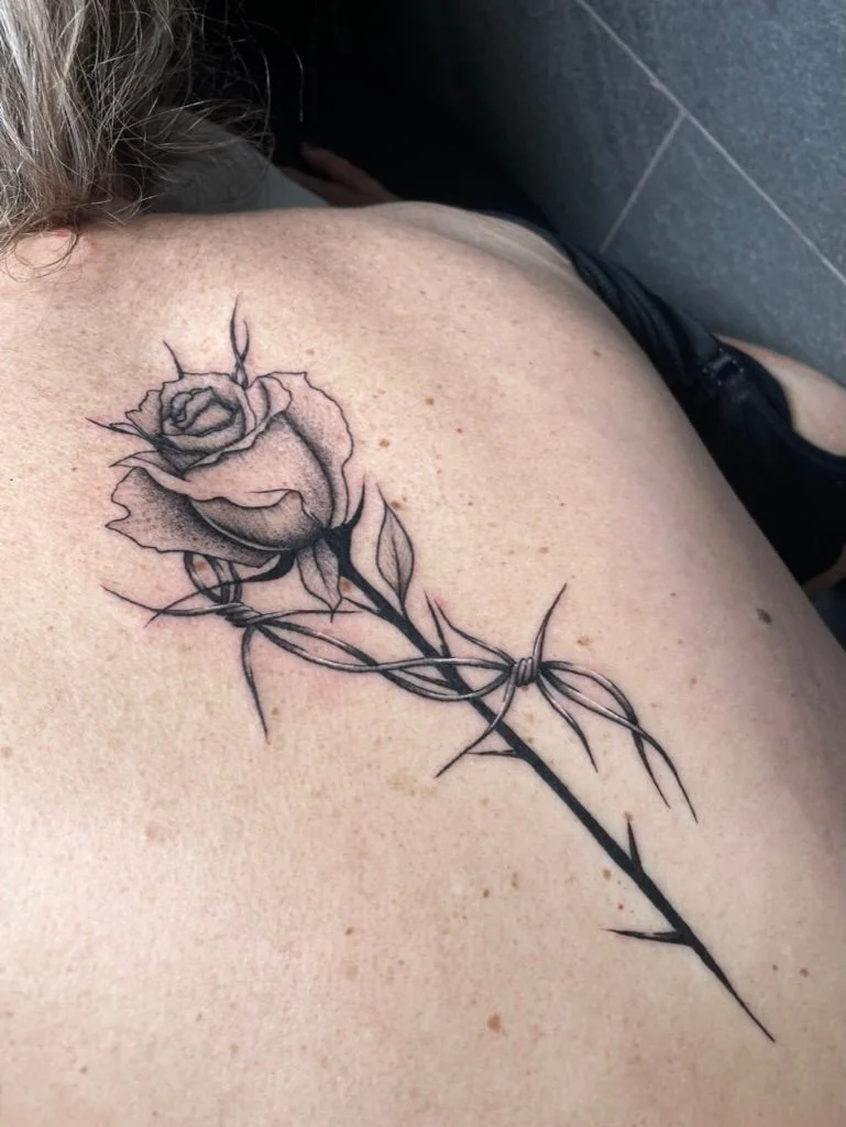 Tattoo and piercing work by Boys Don't Cry Camden studio