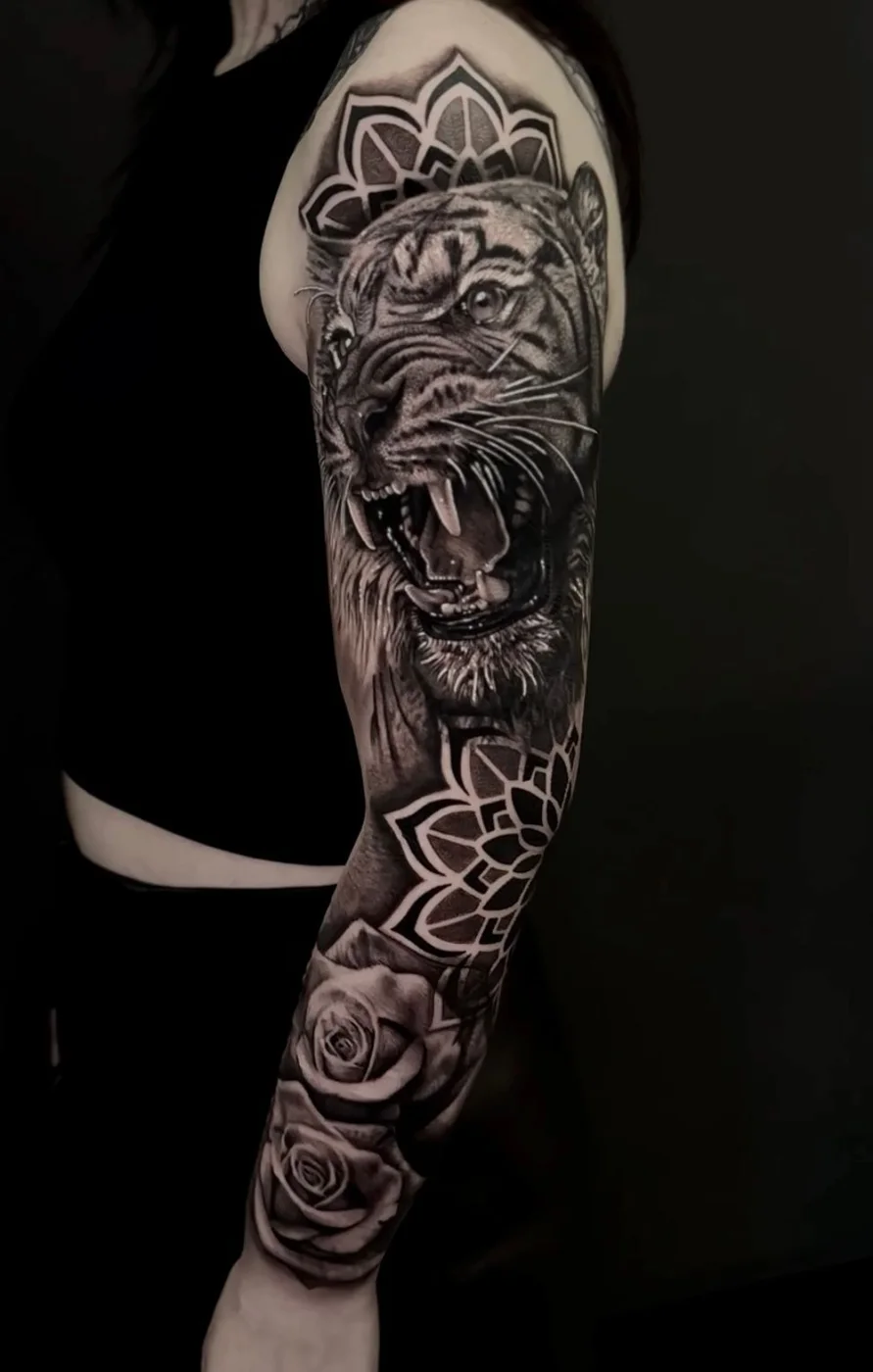 Tattoo and piercing work by Boys Don't Cry Camden studio