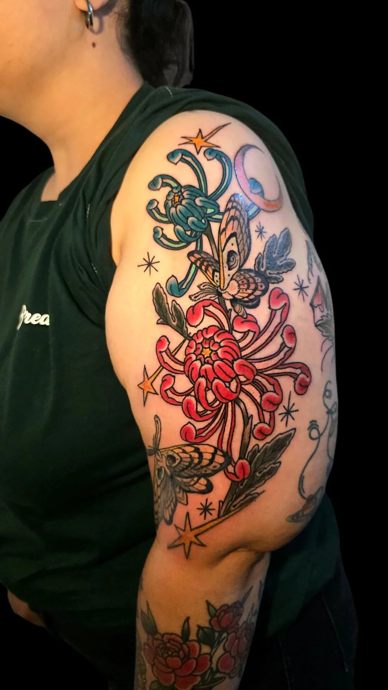 Tattoo and piercing work by Boys Don't Cry Camden studio