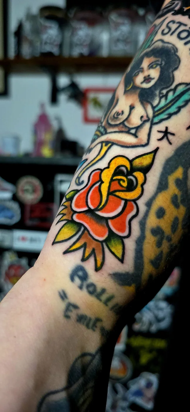 Tattoo and piercing work by Boys Don't Cry Camden studio