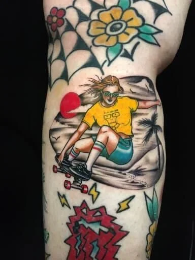Tattoo and piercing work by Boys Don't Cry Camden studio