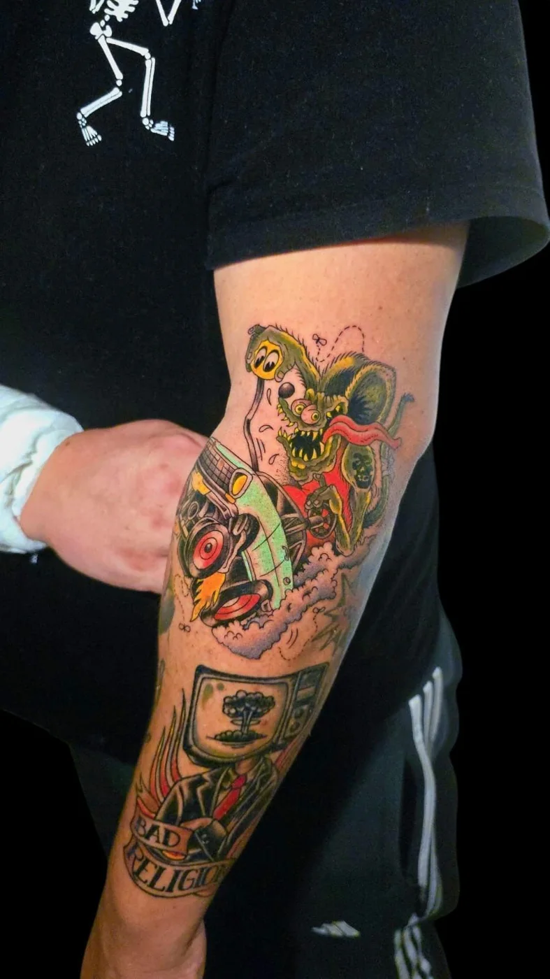 Tattoo and piercing work by Boys Don't Cry Camden studio