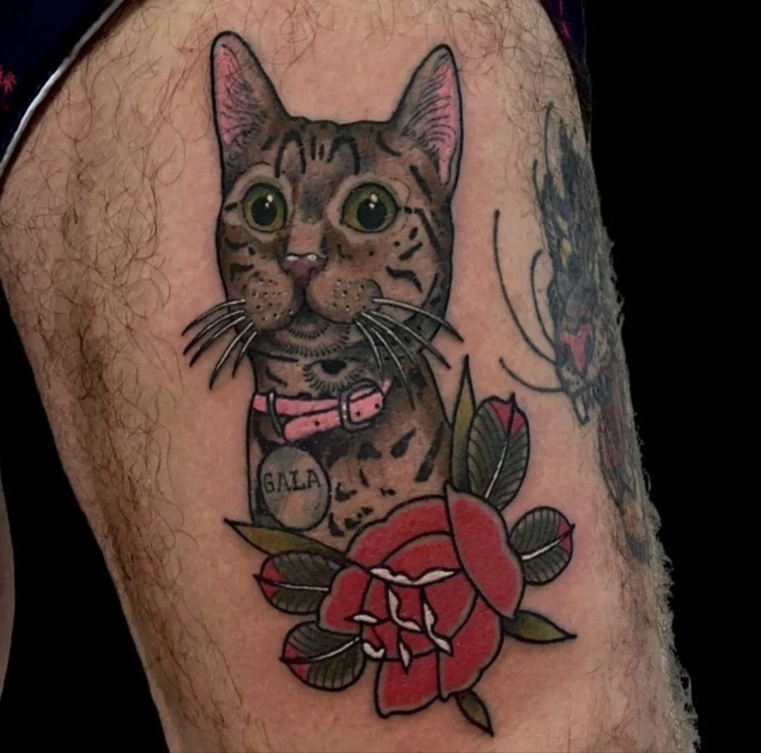Tattoo and piercing work by Boys Don't Cry Camden studio