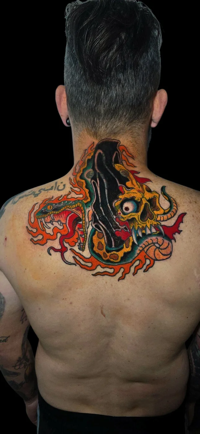 Tattoo and piercing work by Boys Don't Cry Camden studio