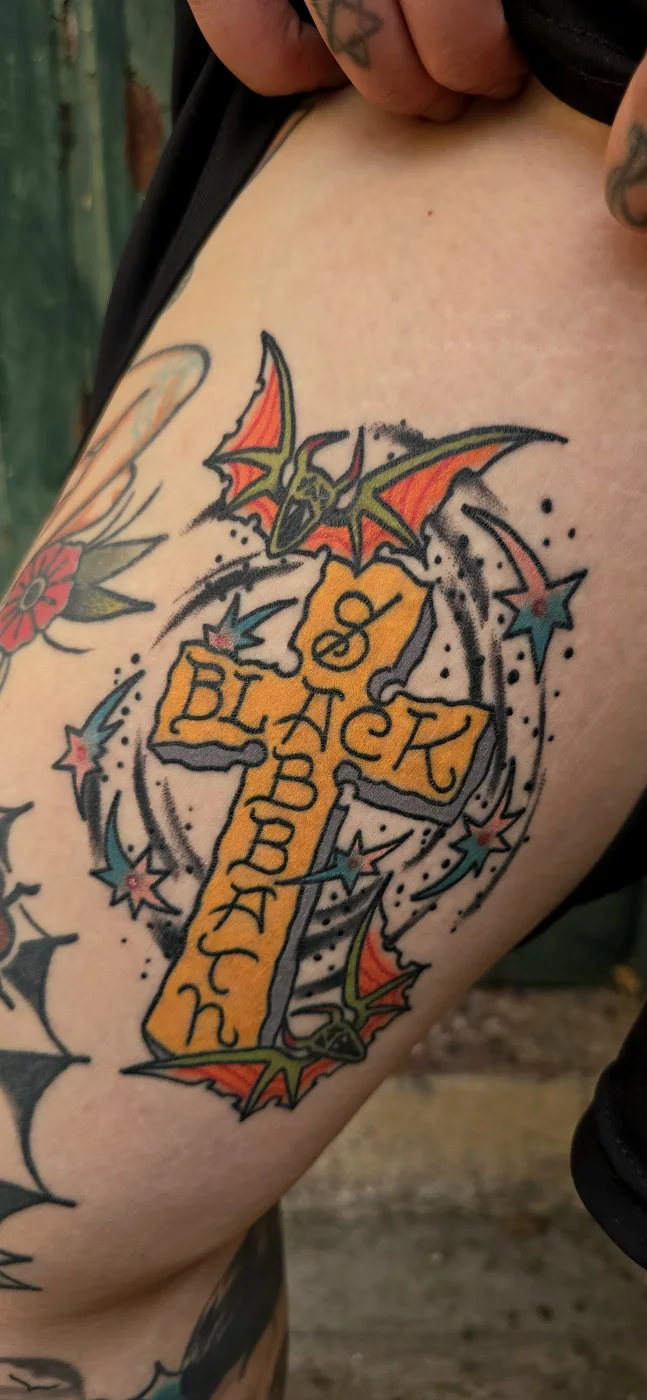 Tattoo and piercing work by Boys Don't Cry Camden studio