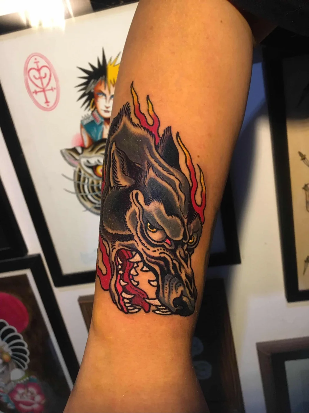 Tattoo and piercing work by Boys Don't Cry Camden studio