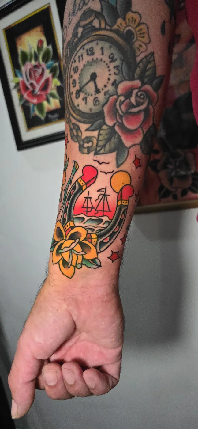 Tattoo and piercing work by Boys Don't Cry Camden studio