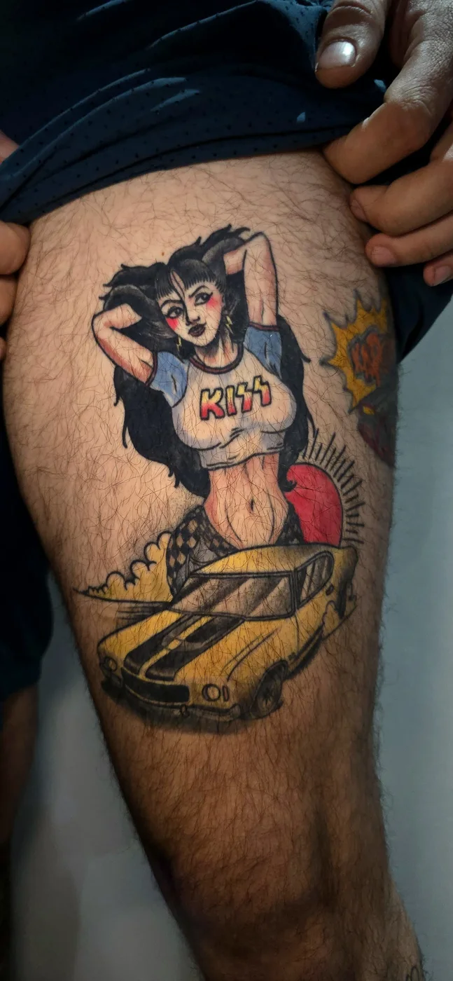 Tattoo and piercing work by Boys Don't Cry Camden studio