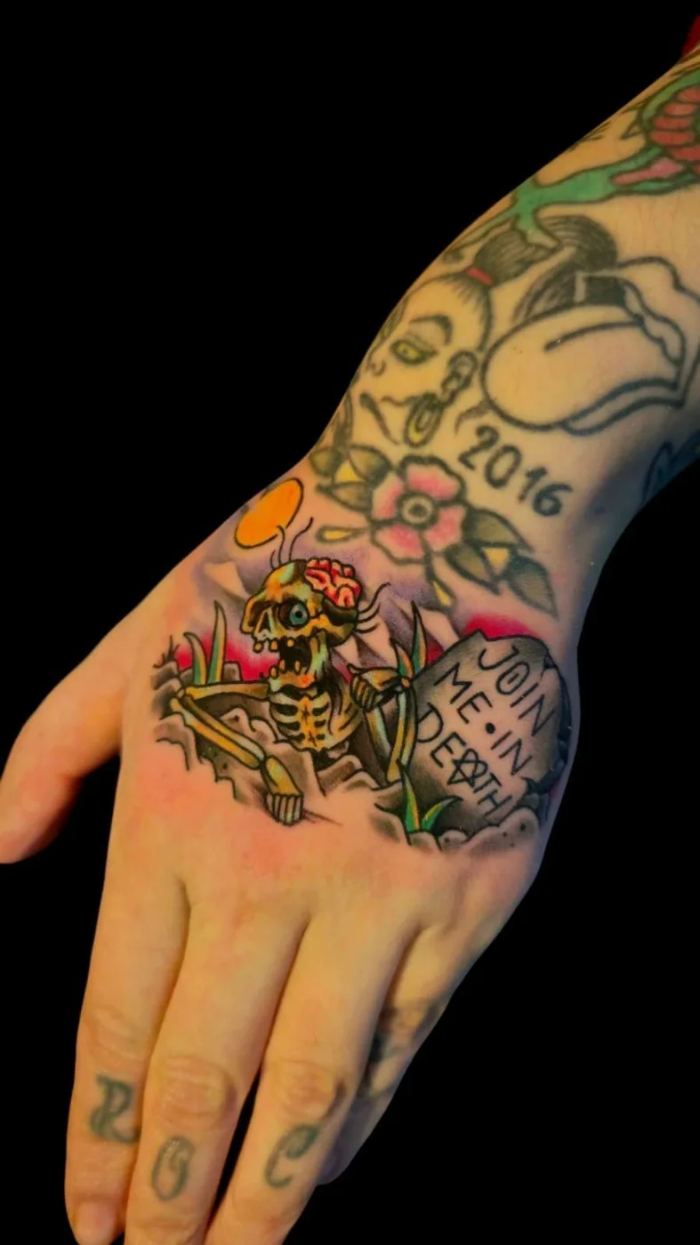 Tattoo and piercing work by Boys Don't Cry Camden studio