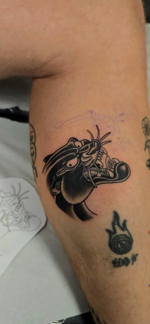 Tattoo and piercing work by Boys Don't Cry Camden studio