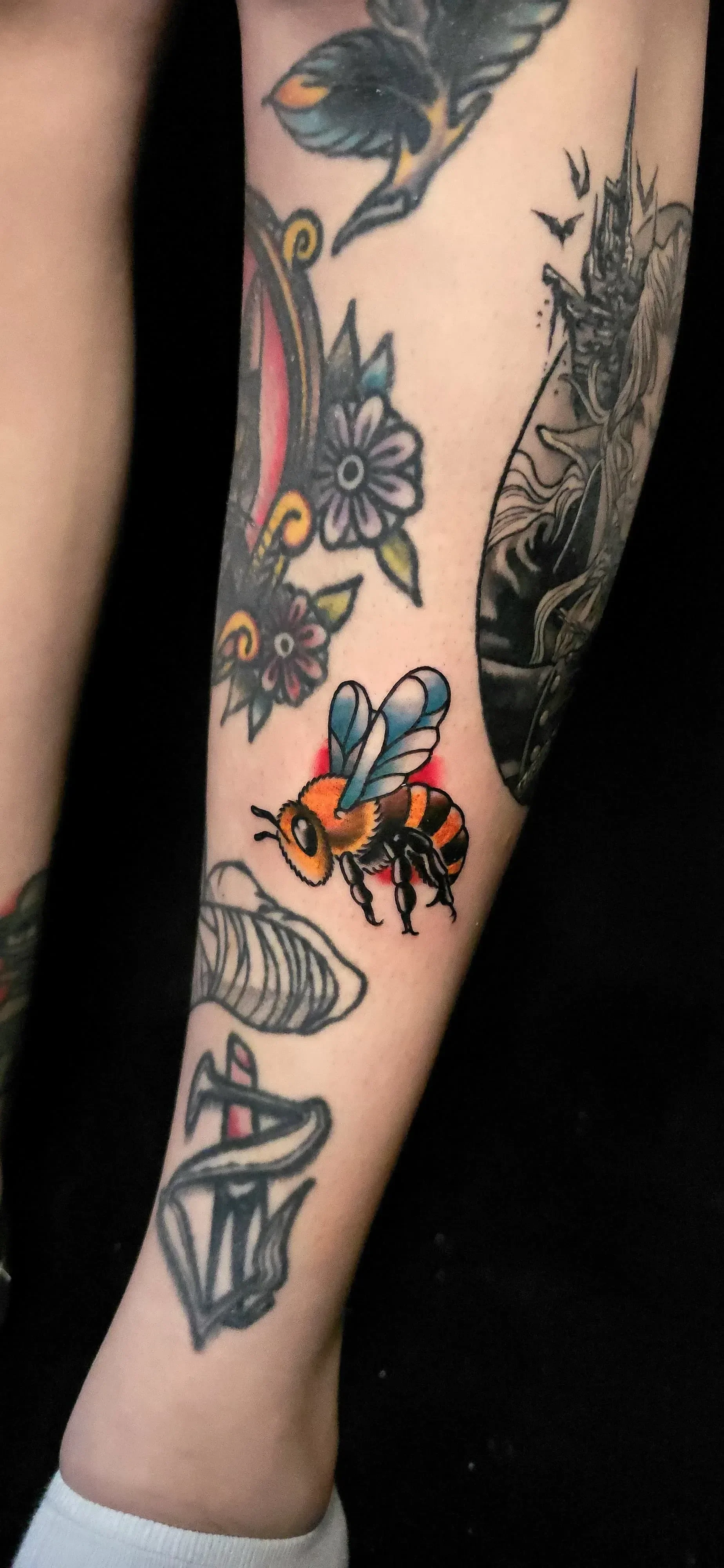 Tattoo and piercing work by Boys Don't Cry Camden studio